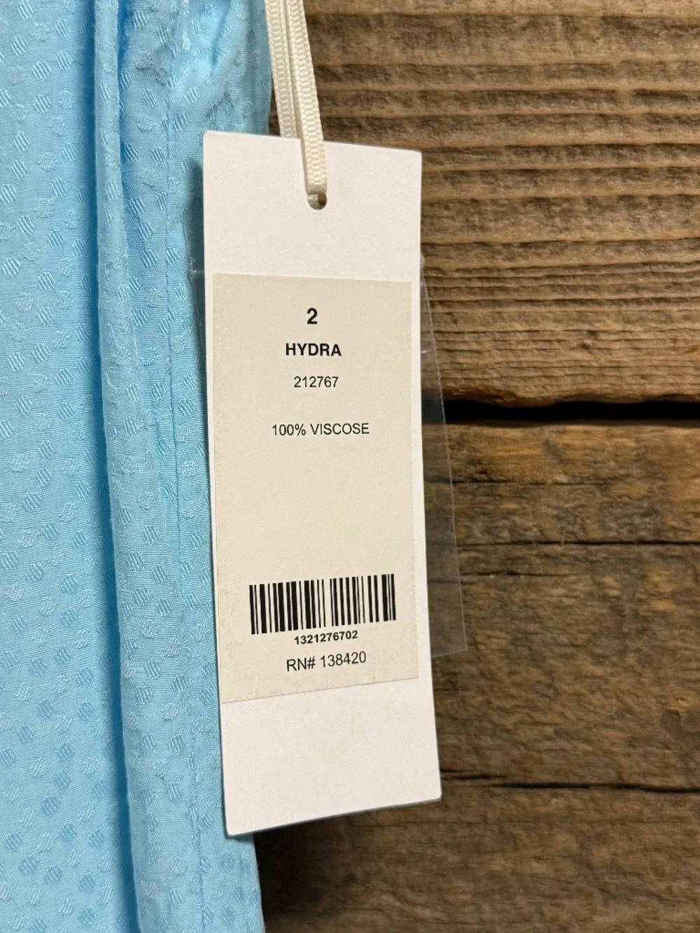 NWT Etcetera Hydra Sleeveless Top, Aqua, Size 2